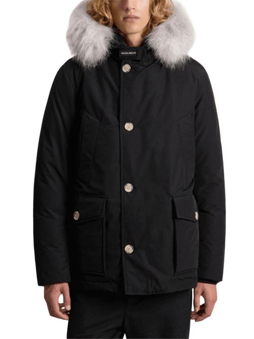 ARCTIC DETACHABLE FUR ANORAK WOOLRICH | CFWOOU0484MBUT0001BLK